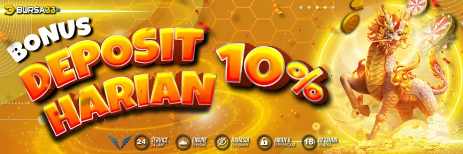 Bonus Deposit Harian 10%